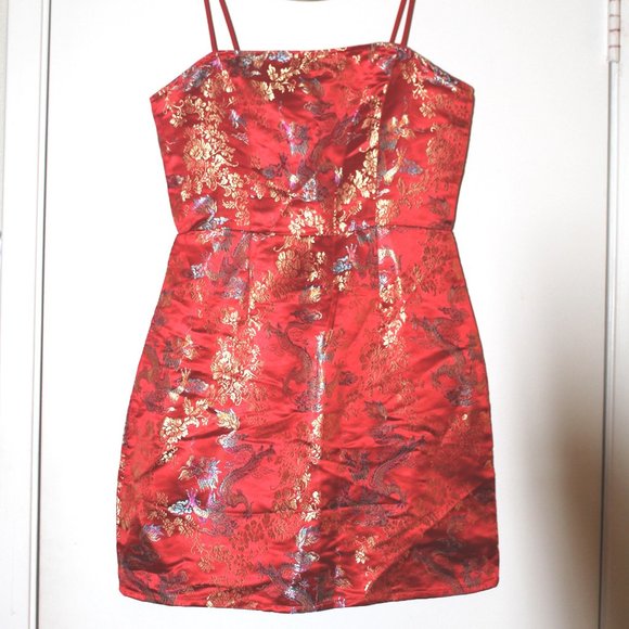 3 FOR $30: NWOT SHEIN Jacquard Floral Print Dress - Picture 2 of 10